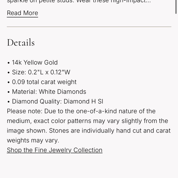 Kendra Scott 14k white gold diamond Amelee stud earrings - Picture 13 of 13